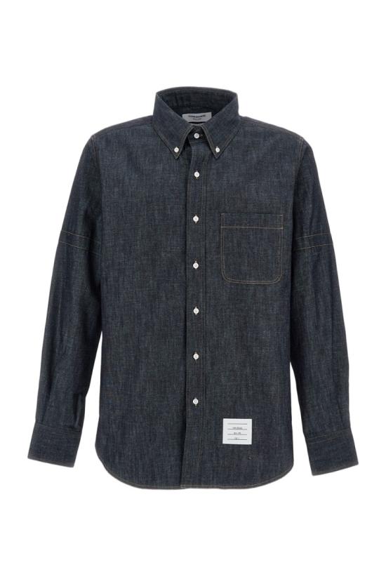 26SS 톰브라운 데님 암밴드 셔츠 MWL435SF1105415 Blue