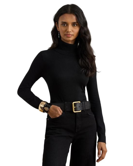 25FW 랄프 로렌 터틀넥 200940470004 Black - RALPH LAUREN