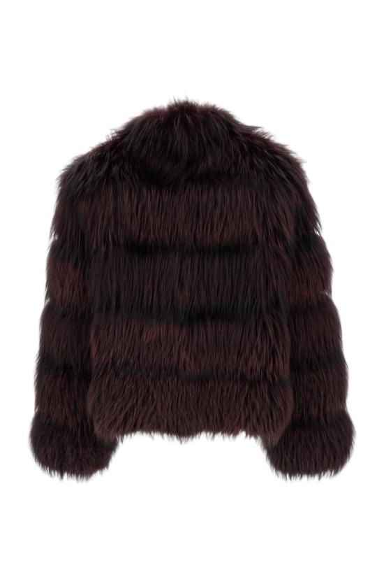 25FW 시모네타 무스탕 F05JA266F1648 Burgundy - SIMONETTA