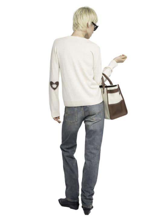 25FW 자딕앤볼테르 스웨터 KWSW02816ECRU Neutrals - ZADIG & VOLTAIRE