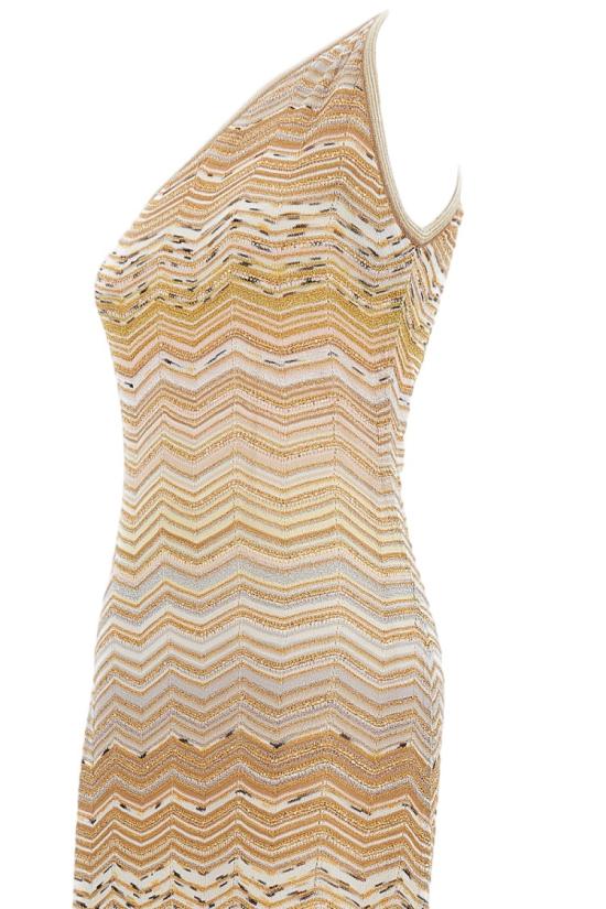 26SS 미소니 롱 원피스 DS26SG1GBK01H9SM9ZU Neutrals - MISSONI