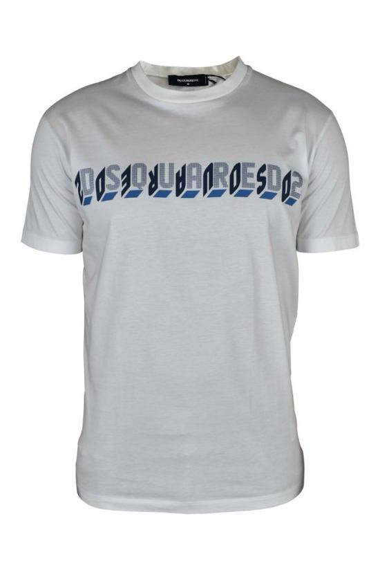  디스퀘어드2 반팔 티셔츠 시그니처 3D 효과 로고 티셔츠