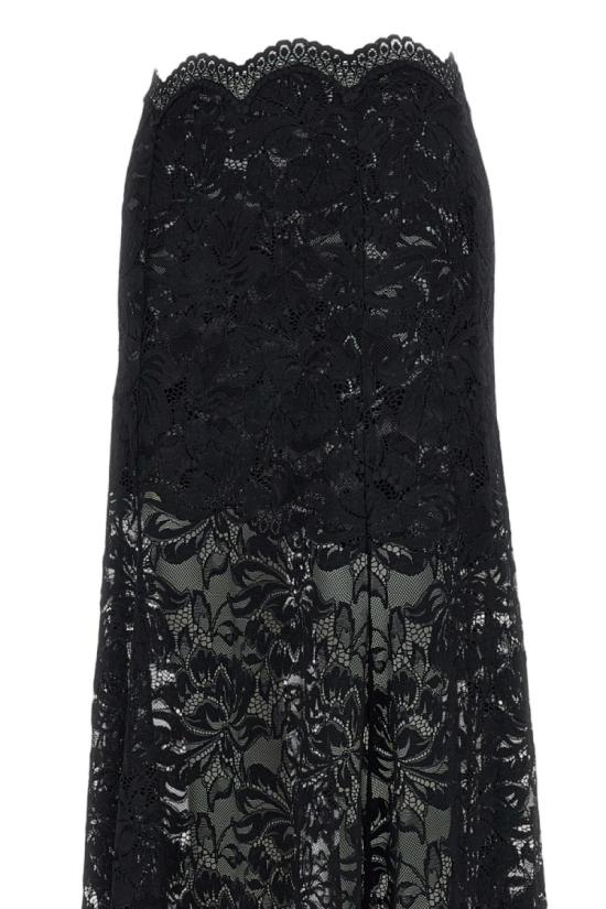 26SS 파코라반 롱 스커트 26PJJU131PA0170P001 Black - PACO RABANNE