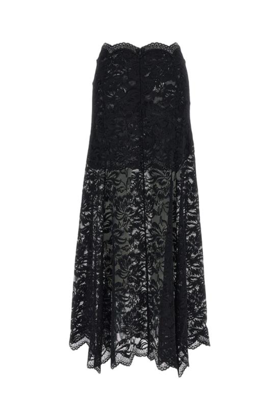 26SS 파코라반 롱 스커트 26PJJU131PA0170P001 Black - PACO RABANNE