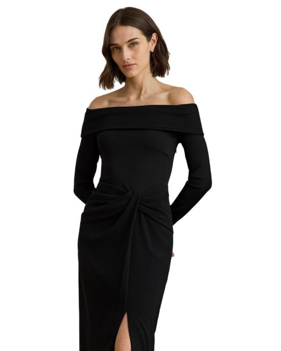 25FW 랄프 로렌 롱 원피스 253982108001 Black - RALPH LAUREN