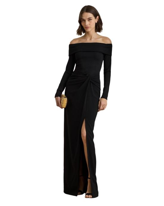 25FW 랄프 로렌 롱 원피스 253982108001 Black - RALPH LAUREN