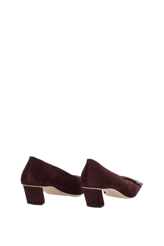 25FW 로저비비에 힐/펌프스 RVW00639540HR0R822 Burgundy - ROGER VIVIER