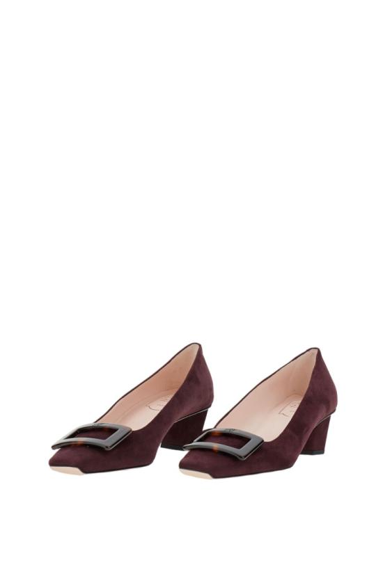 25FW 로저비비에 힐/펌프스 RVW00639540HR0R822 Burgundy - ROGER VIVIER