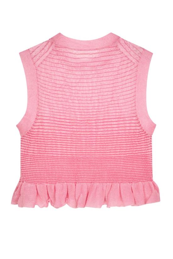 26SS 세실리아 반센 민소매 티셔츠 25KNI53001PINK Pink - CECILIE BAHNSEN