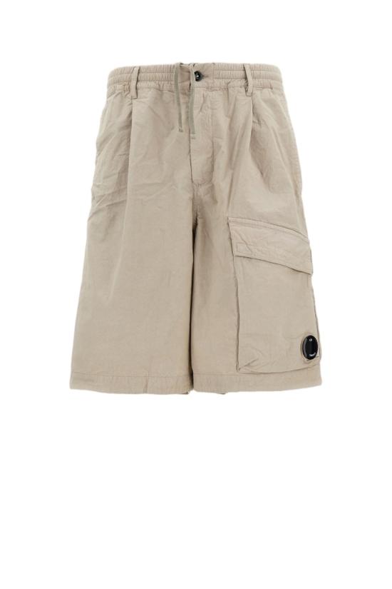 26SS 씨피 컴퍼니 스트레치 사틴 카고 렌즈 쇼츠 20CMBE127A110325G904 Neutrals