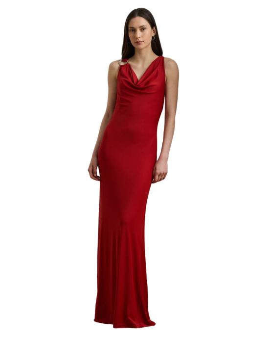 25FW 랄프 로렌 롱 원피스 253971057002 Red - RALPH LAUREN