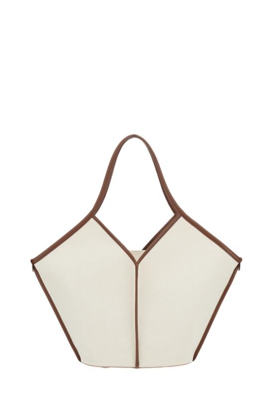 26SS 헤레우 토트백 WBCALEBEIGECHESTNUT White - HEREU