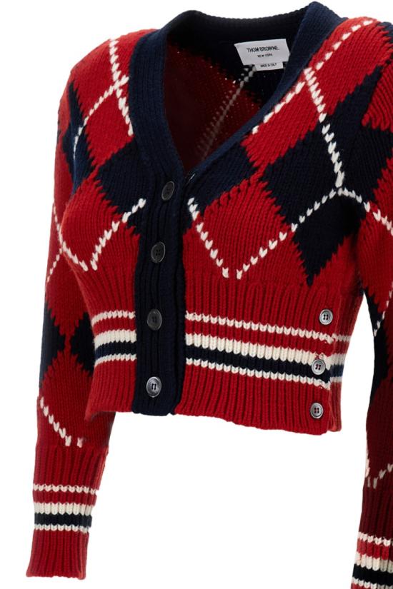 25FW 톰브라운 가디건 FKC679BY1029960 Red - THOM BROWNE