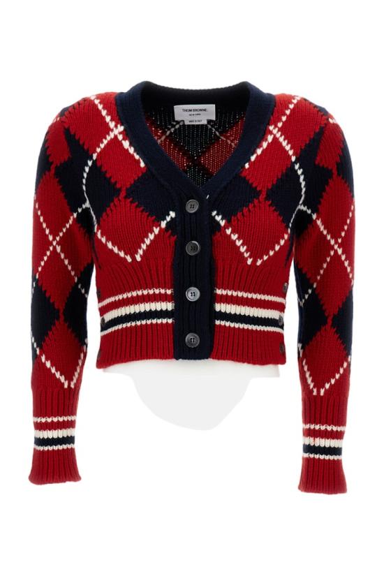 25FW 톰브라운 가디건 FKC679BY1029960 Red