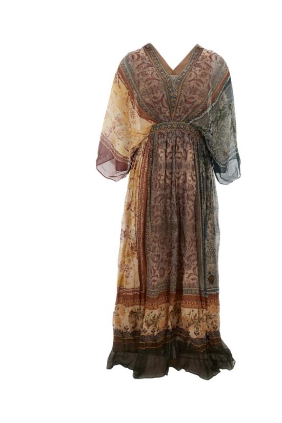 26SS Into The East 롱 원피스 E1DGSS003NCC21DSKALEIDOSCOPE Multicolor