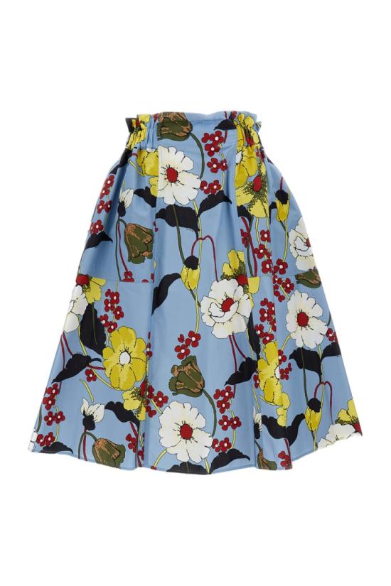 26SS 마르니 미디 스커트 GOMA0812A1UTC581MFB31 Multicolor