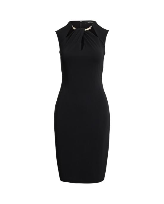 25FW 랄프 로렌 미디 원피스 253971056001 Black