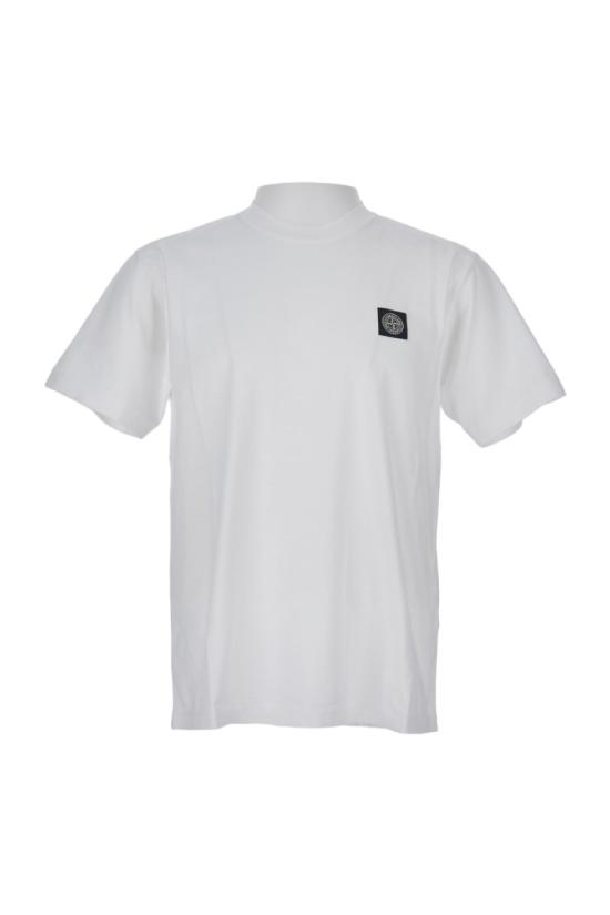  스톤 아일랜드 반팔 티셔츠 2100027S0013V0001 White