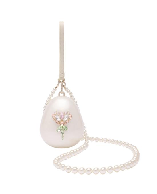  시몬로샤 숄더백 BAG110ECB0773PEARL White