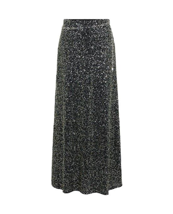 25FW 파코라반 롱 스커트 25HCJU143PO0401P001 Black