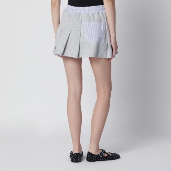 26SS 비비안웨스트우드 숏 스커트 1J01000KJ00AS Grey - VIVIENNE WESTWOOD