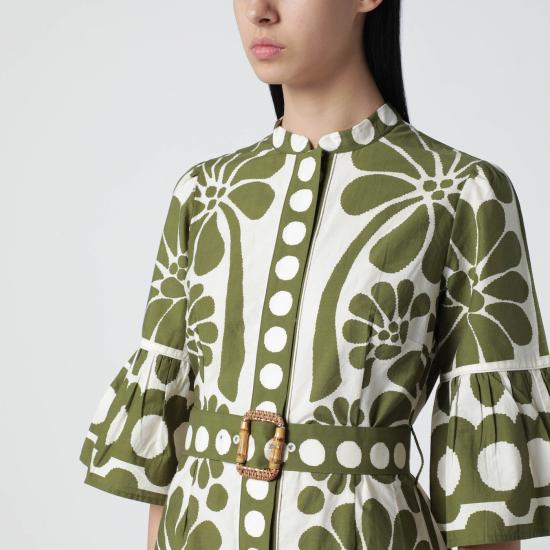 26SS 팜 리오 미디 원피스 344602CO Green - FARM RIO