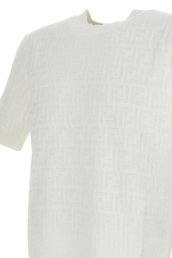 26SS 펜디 반팔 티셔츠 FZX051AUW0F0QA0 White - FENDI