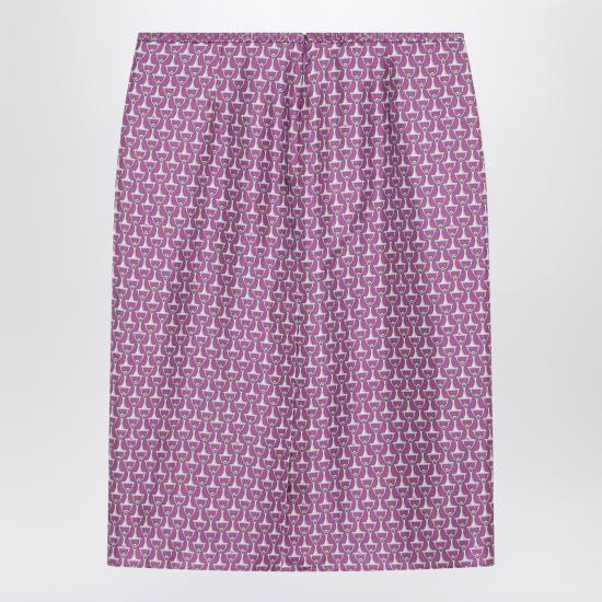 26SS 구찌 미디 스커트 853416ZAUOO Purple - GUCCI