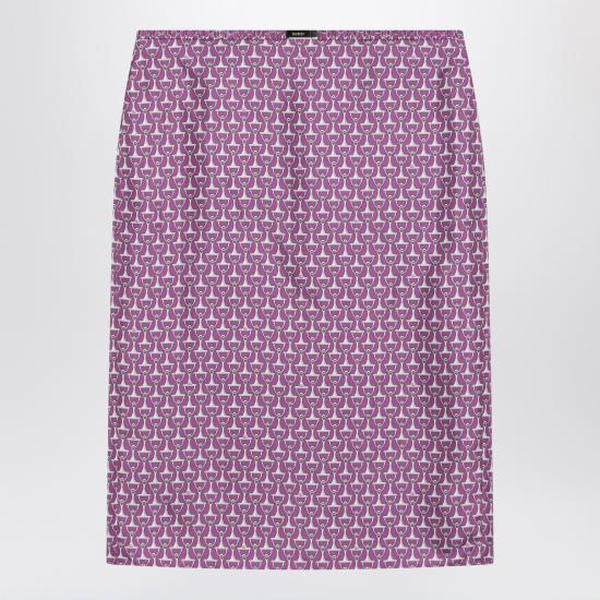 26SS 구찌 미디 스커트 853416ZAUOO Purple