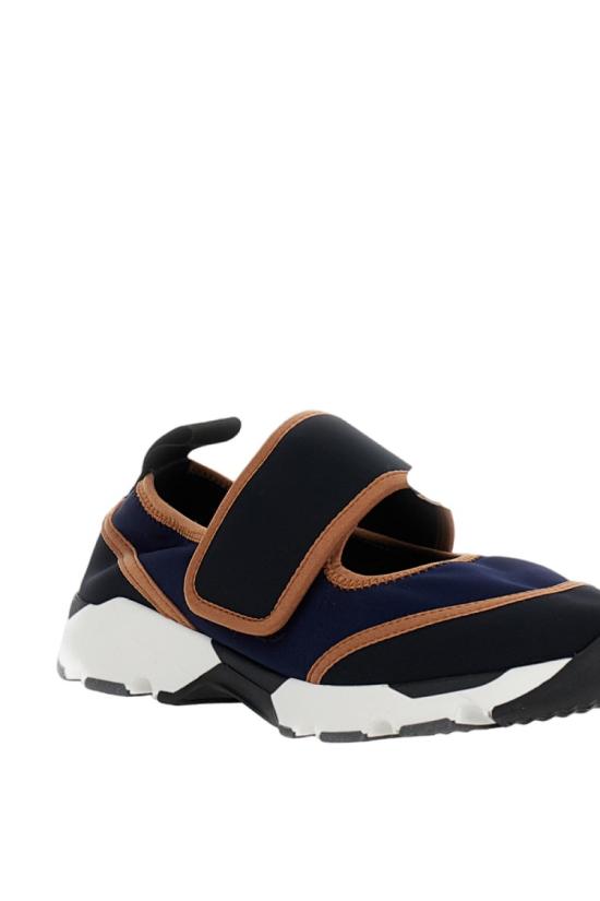 26SS 마르니 라이크라 메리 제인 스니커즈 SNZW020602P7613ZP081 Blue - MARNI