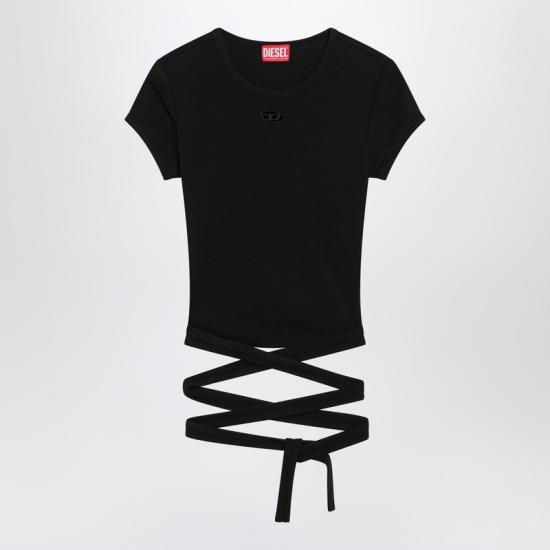 26SS 디젤 반팔 티셔츠 A211970EJAI Black