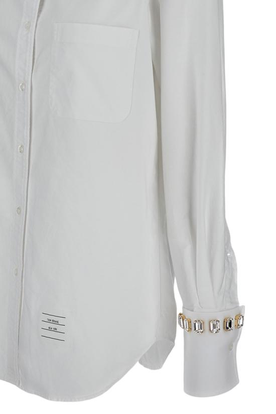 25FW 톰브라운 셔츠 FLR013EF0313100 White - THOM BROWNE