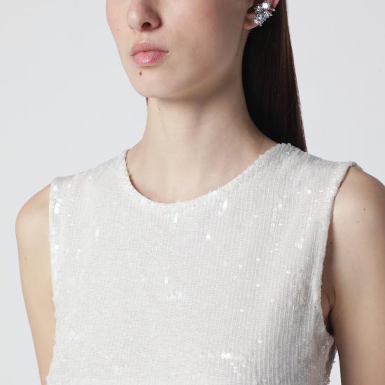 26SS 파로쉬 민소매 티셔츠 D311680NY White - PAROSH