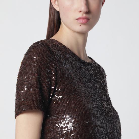 26SS 파로쉬 반팔 티셔츠 D311705NY Brown - PAROSH