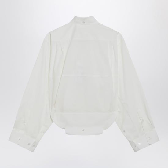 26SS MM6 메종마르지엘라 미러드 코튼 포플린 셔츠 S52DT0058M35256 White - MM6 MAISON MARGIELA