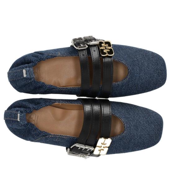 26SS 가니 플랫 슈즈 B1020073 569 37 Blue - GANNI