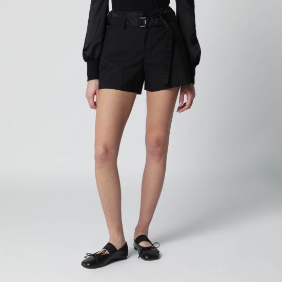 26SS 사카이 숏팬츠 26 08291NY Black