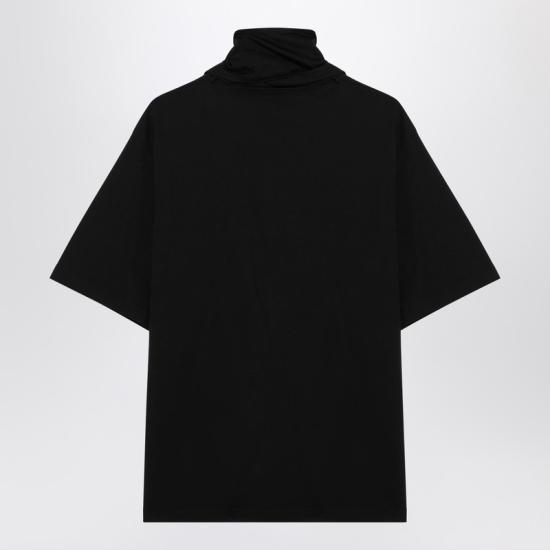 26SS 르메르 저지 숄더 티셔츠 TS0030LJ1018 Black - LEMAIRE