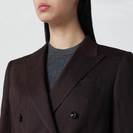 26SS 딸리아토레 수트 자켓 J JASMINE10BA40005 Brown - TAGLIATORE