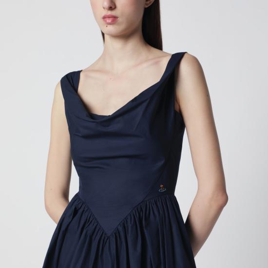 26SS 비비안웨스트우드 숏 원피스 1101039HW009Q Blue - VIVIENNE WESTWOOD