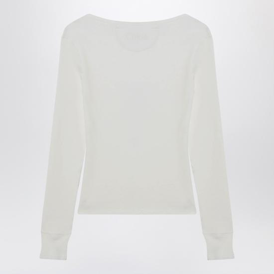 26SS 끌로에 긴팔 티셔츠 CH26SJH29185 Beige - CHLOE