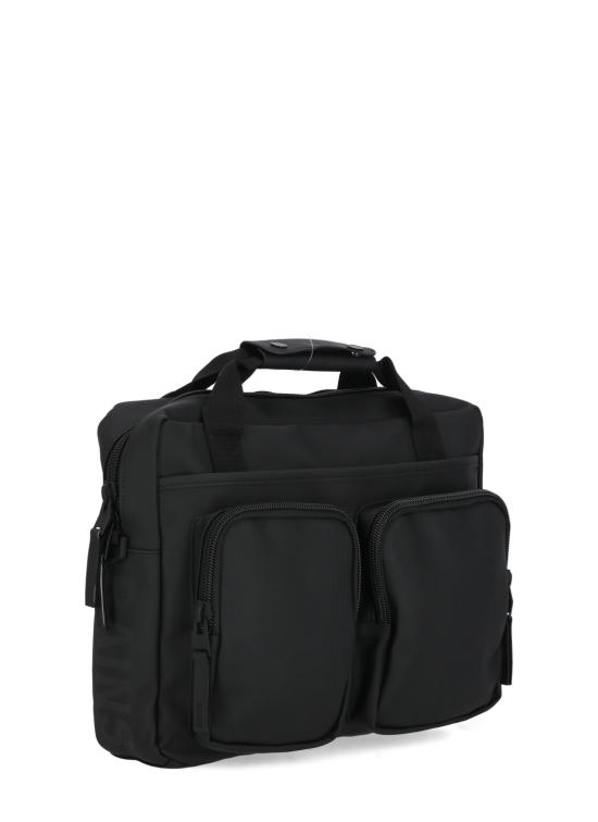 25FW 레인스 브리프케이스 RA14250 TEXEL TECH BAGBLA Black - RAINS