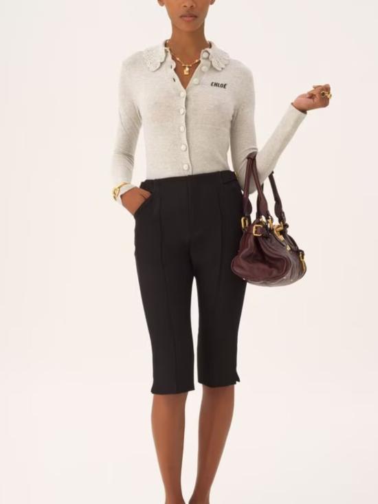 26SS 끌로에 긴팔 티셔츠 CH26SMC03530 00N Grey - CHLOE