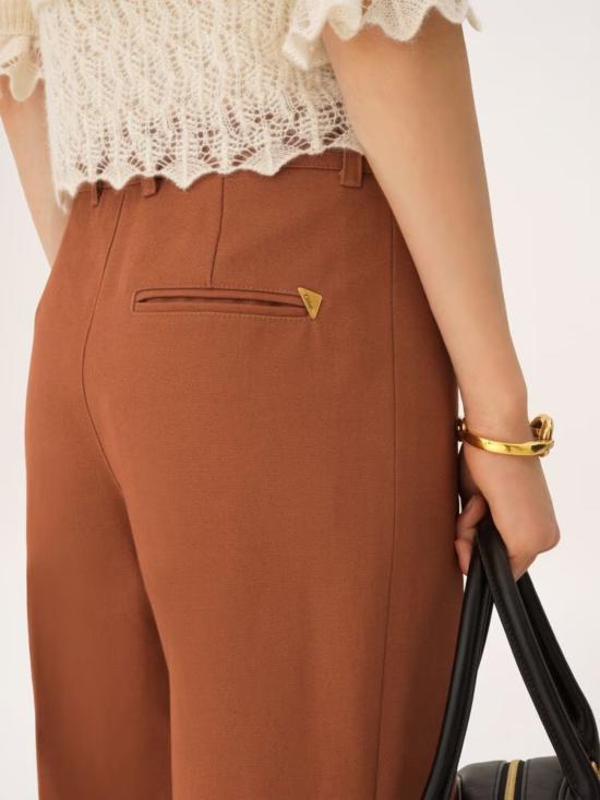 26SS 끌로에 스트레이트 팬츠 CH26SPA76041 Brown - CHLOE