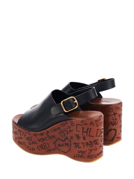 26SS 끌로에 샌들 CHC25U10GLU 001 Black - CHLOE