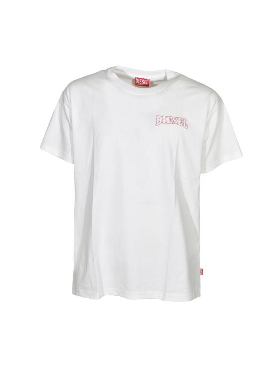 26SS 디젤 T-Norm 로고 자수 티셔츠 A22006 0PLAT 141