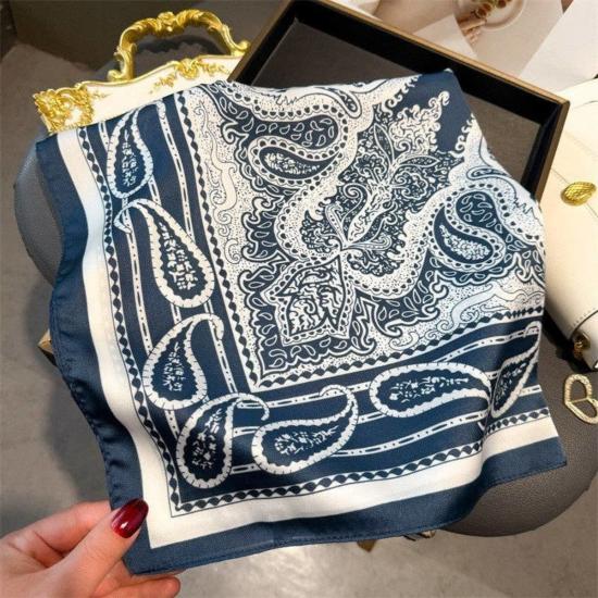  더 컬렉티브 파크 시티 머플러/스카프 더 콜렉티브 파크 시티 레트로 페이즐리 프린트 스카프 - THE COLLECTIVE PARK CITY