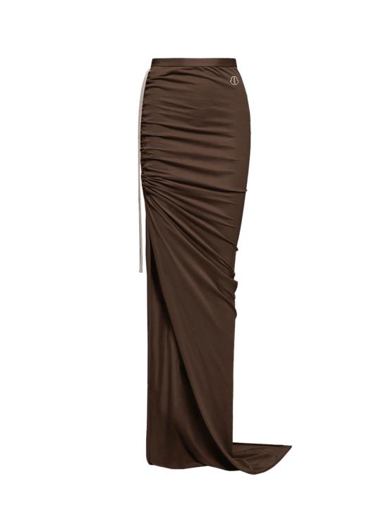 25FW 릭오웬스 몽클레어 롱 스커트 MU01F8H02 89AHD 256 DARK DUST