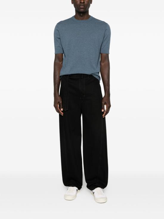 26SS 라르디니 반팔 티셔츠 PALMMC77 PA66023840 Clear Blue - LARDINI