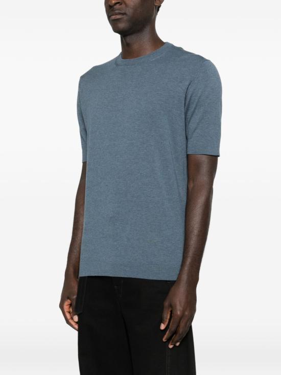 26SS 라르디니 반팔 티셔츠 PALMMC77 PA66023840 Clear Blue - LARDINI